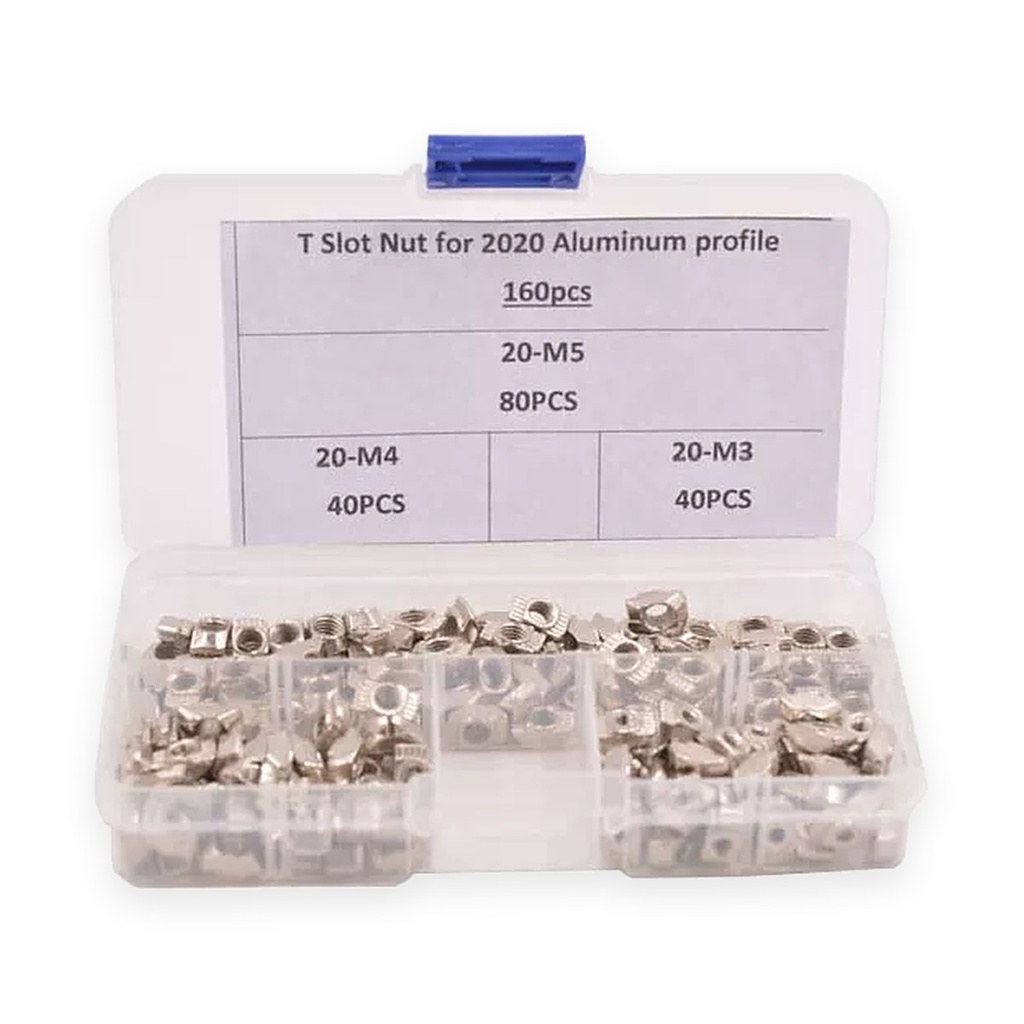 EU 2020 T-Slot Boat Nut Set