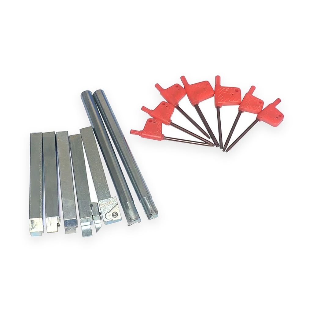 Mini Lathe Tool Set 12mm, 21 pcs