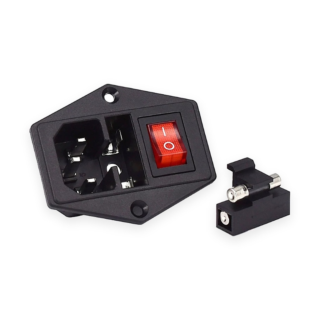 Power Inlet Socket (with switch & fuse)