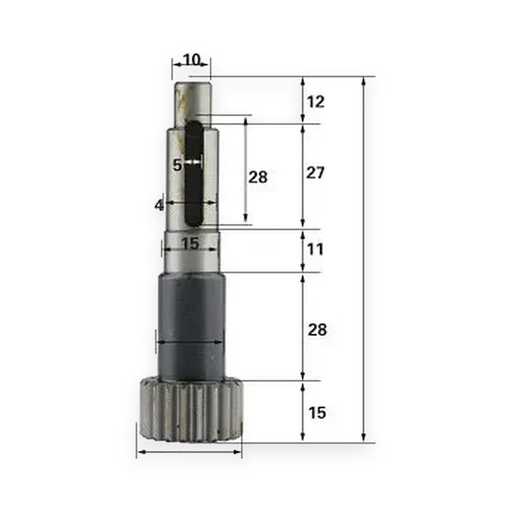 CNC Helical Pinion Shaft for Gearbox