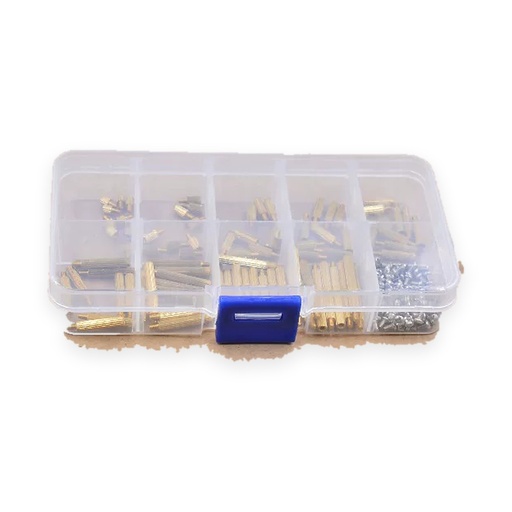 [BN-006] M2 Round Brass Standoff Assortment, 270 pcs