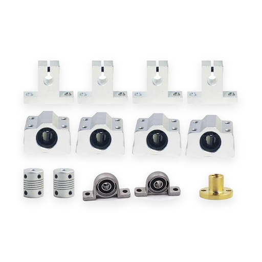 [RL-045] WCS8 Shaft Rail Kit with T8 Lead Screw 400mm