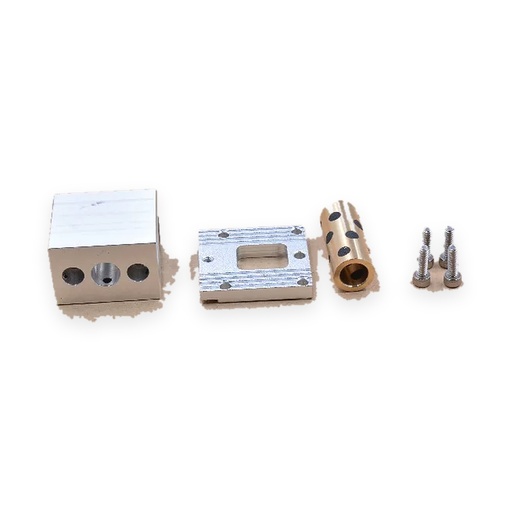 [P3-043] Ultimaker 2 Belt Aluminum Slider, 8mm Shaft