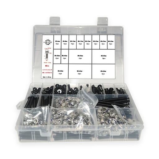 Openbuilds Low-Profile M5 Screw Set (with lock nuts)